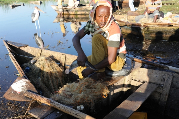 AWASA FISH MARKET pescatori di etnia Sidamo