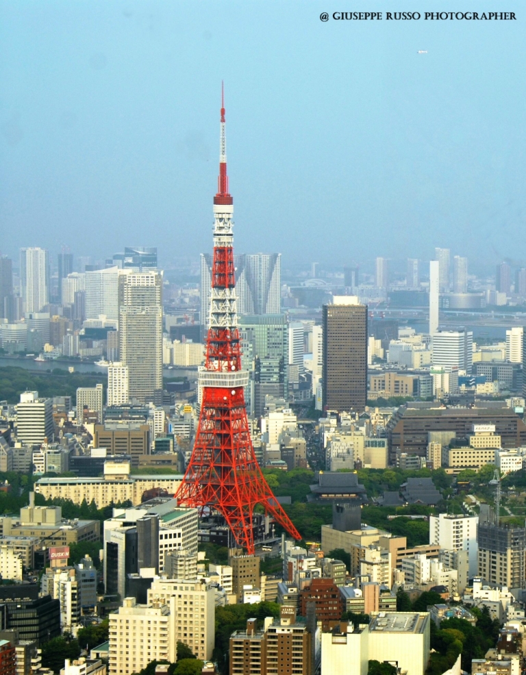 TOKYO, panorama con Tokyo Tower (Mori Tower)