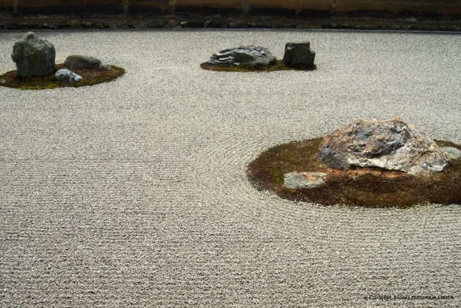 KYOTO, Rinzai Ryoan-ji, giardino zen,